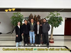 สายการผลิตอาหารสัตว์เลี้ยงและอาหารแมวอัตโนมัติ ลูกค้าจากบราซิล