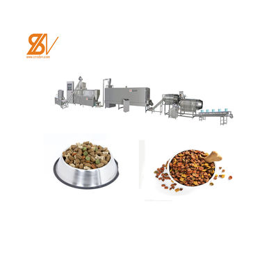 เครื่องทำอาหารสุนัขอัตโนมัติเต็มรูปแบบสแตนเลสสตีลพร้อมระบบควบคุม PLC