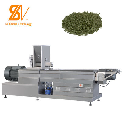 เครื่องอัดรีดอาหารเม็ดพอง 95KW 150kg/ชม. สำหรับสุนัขแบบเปียก