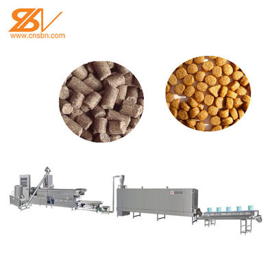 เครื่องทำอาหารปลาแบบเม็ดลอย 150-180 กก./ชม. แบบสกรูคู่ สำหรับอาหารกุ้งและปลา