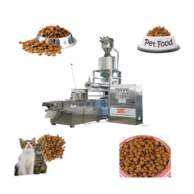 Durable Pet Food Processing Line / Pet Food Production Line High Effciency