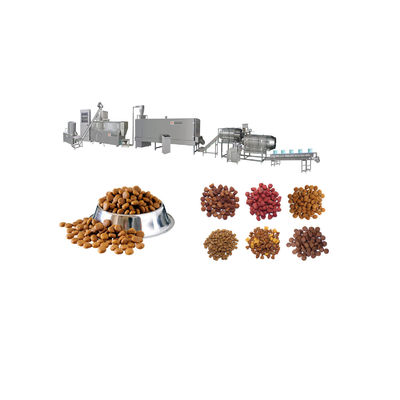 เครื่องผลิตอาหารสุนัขแห้งอัตโนมัติ 500-600 กก./ชม.