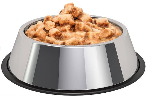 สายการผลิตเครื่องยนต์อาหารสุนัขป่าเปียกแบบอัตโนมัติเต็มที่ ในไซบายโน่