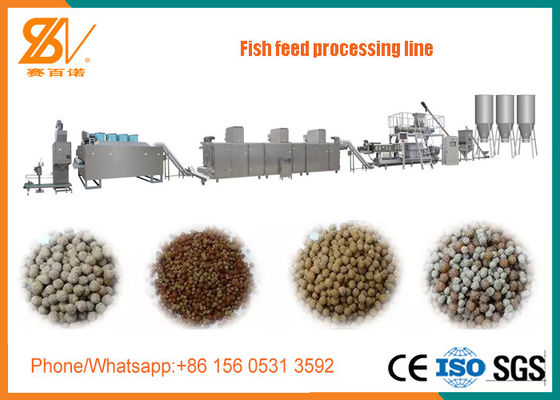 Twin Screw Stainless Steel Floating Fish Feed Manufacturing Machinery