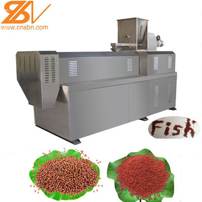 Twin Screw Stainless Steel Floating Fish Feed Manufacturing Machinery