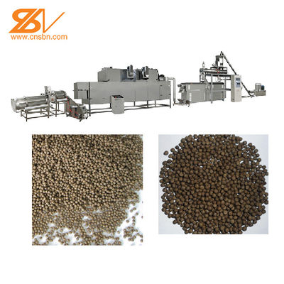 4TPH 5TPH เครื่องบดอาหารปลาลอยด้วยสกรูคู่