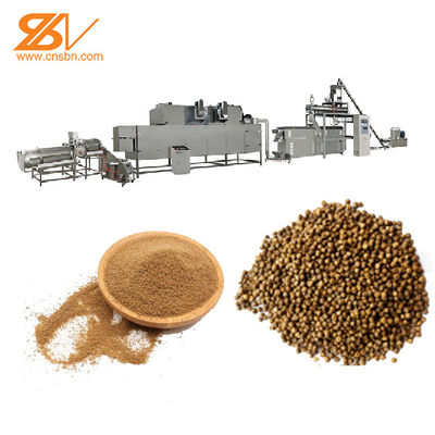 SS304 เครื่องผลิตอาหารปลา 200-260 กิโลกรัม/ชั่วโมง เครื่องทําอาหารปลา